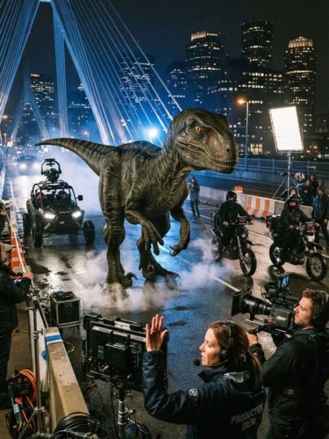 This Night Bridge Scene Changes Dinosaur Movies Forever