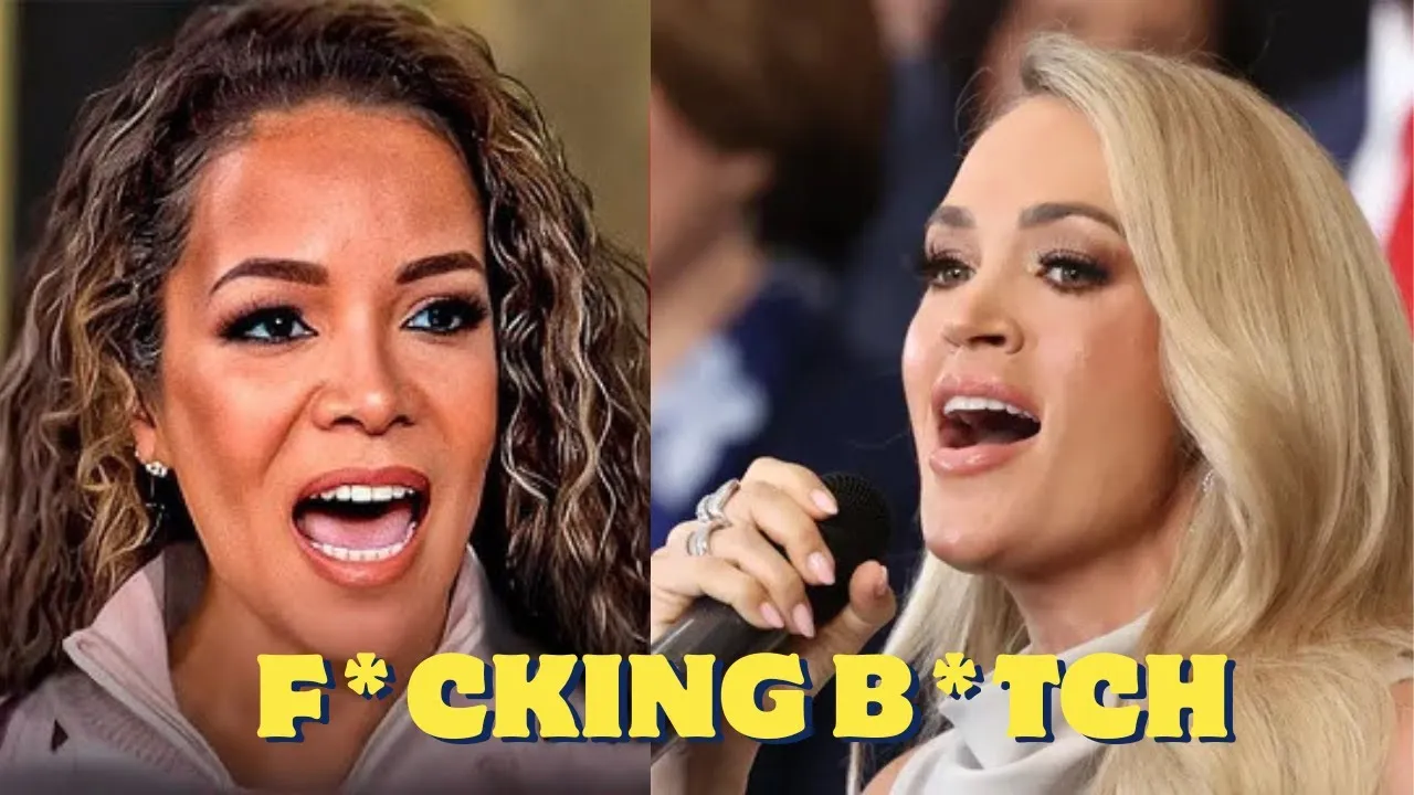 Sunny Hostin flippt gegenüber Carrie Underwood aus, nachdem sie bei der Amtseinführung von Präsident Trump gesungen hat! - YouTube